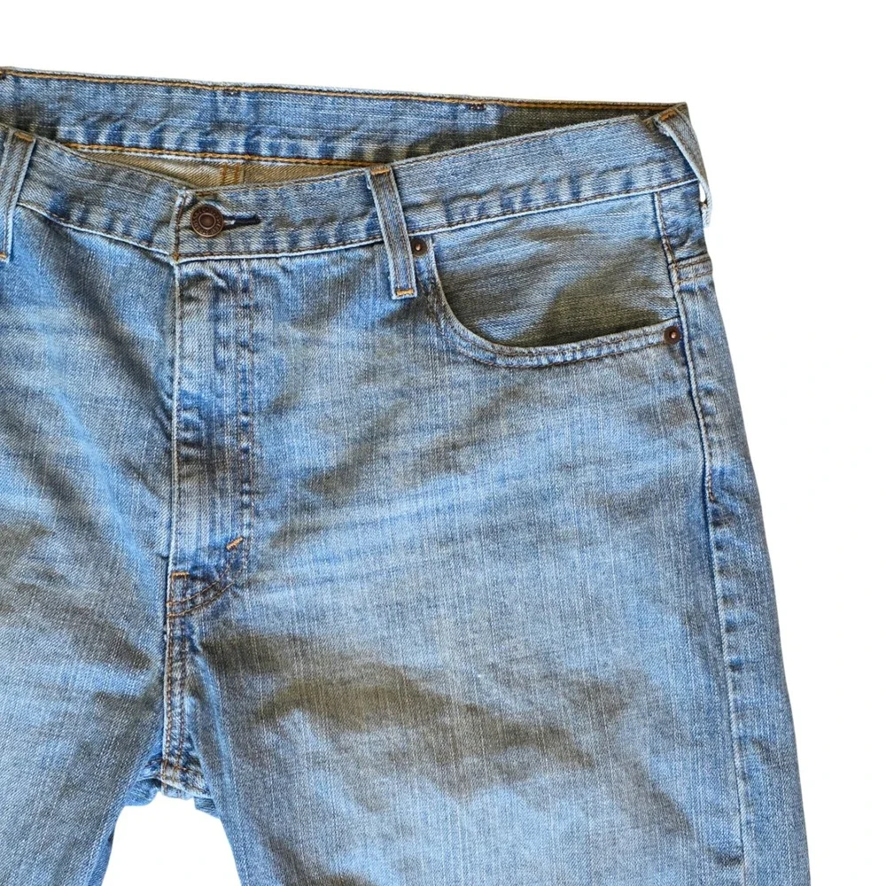 Levi's 569 Loose Straight Jeans 39x28 Light Wash Men's Relaxed Fit